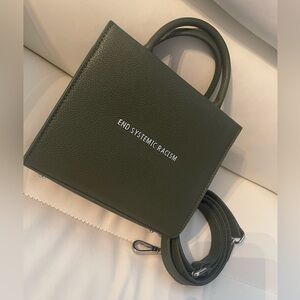 Brandon Blackwood Green Apple Leather ESR Tote